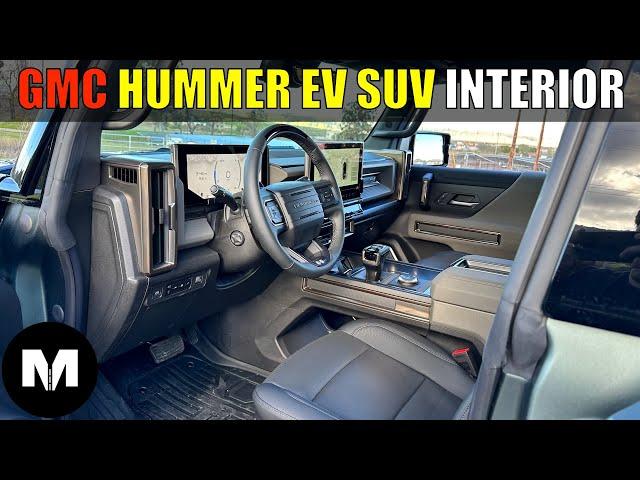 2024 GMC Hummer EV SUV Interior: Detailed Hands-On Tour