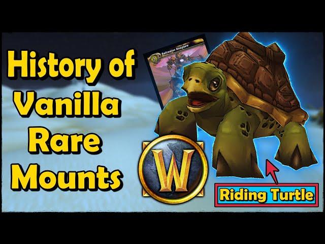 The History of Rare Vanilla WoW Mounts