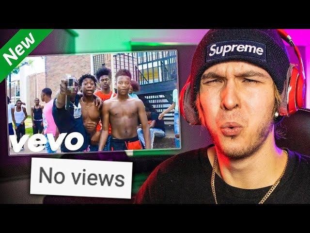 Reacting To Music Videos With 0 VIEWS!