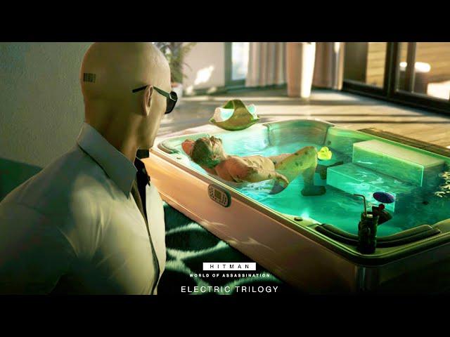 HITMAN WoA - How To Unlock ICA Proximity Micro Taser - Electric Trilogy Challenge