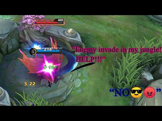When you play the jungler: