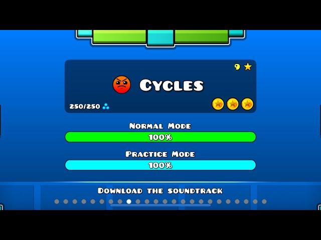 Geometry Dash | Cycles | 100% Complete! | Daniel’s doodles