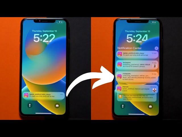 How to Get Old Notifications View Back on iPhone in iOS 16