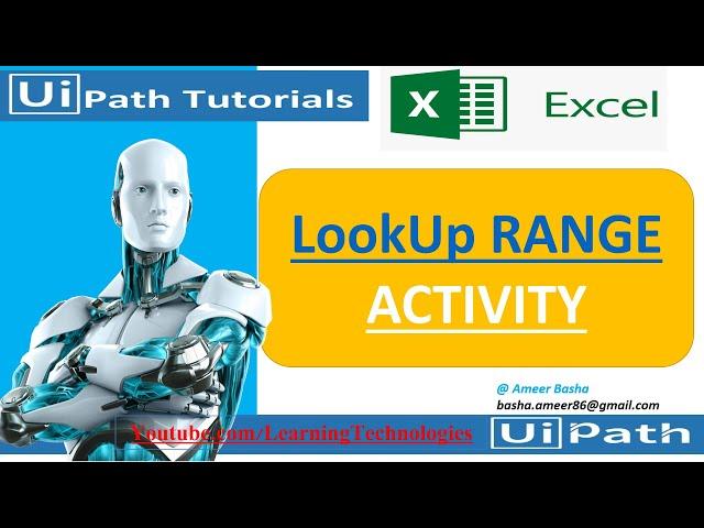 UiPath Tutorial || Day 32 : LookUp Range Activity