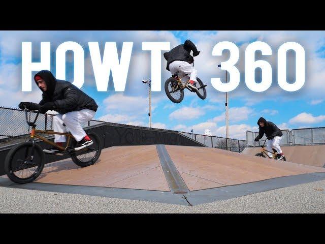 HOW TO 360 ON A BMX *FAST LEARN*