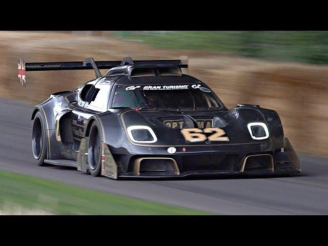 Radford Type 62-2 Pikes Peak MONSTER full-sending it at Goodwood FoS 2023 | 710bhp/861kg