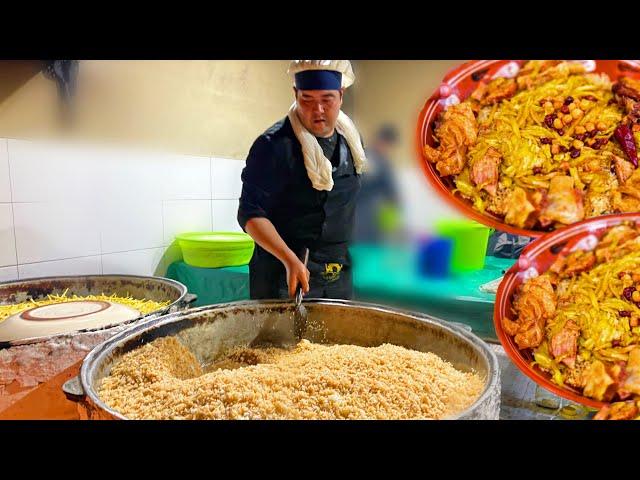 500KG PILAF PER DAY | “Samarkand” choyxona which is famous for its meals, mainly plov and service