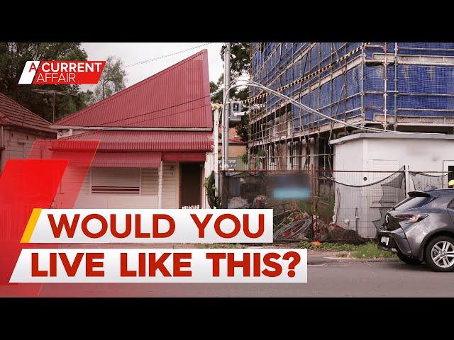 Defiant owner's home cut in half after rejecting developer deal | A Current Affair