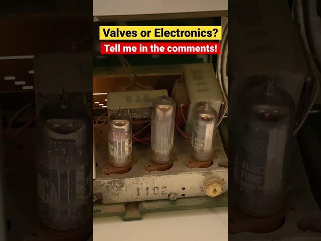 Valves or Electronics? #radio #vintage #electronic #diy #home #music #life #audio #amplifier