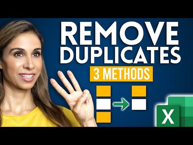 Three EASY Ways to Find and Remove Duplicates in Excel