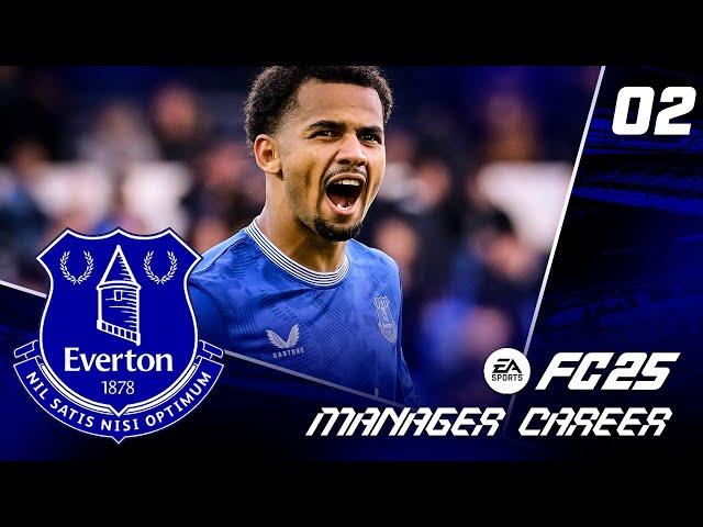 FANTASTIC FIRST WIN OF THE SEASON!! FC 25 EVERTON CAREER MODE EP2