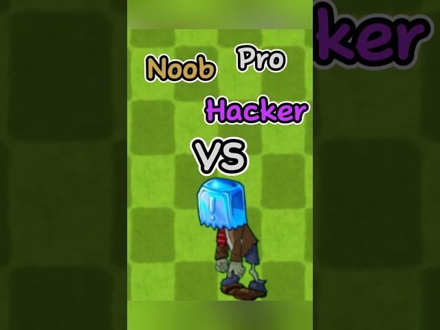 PVZ Fusion - Noob vs Pro vs Hacker Diamond Box Zombie #pvz #memes #shorts