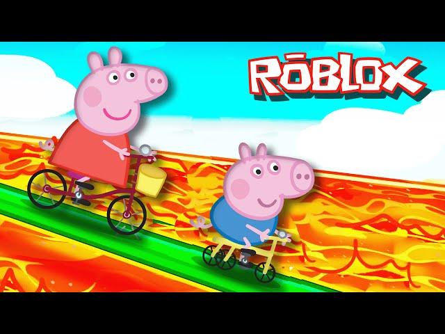 Peppa Pig PLAY Obby But You're On a Bike in Roblox!