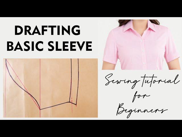 How To Cut And Sew Basic Sleeve For Beginners | Thuy Sewing