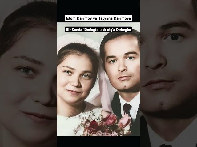 Islom Karimov va Tatiana Karimova 