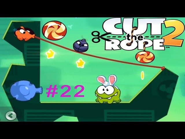 Ам Ням Cut the Rope 2 #22 (уровни 111-115) Детское видео Логическая игра как Мультик let's play