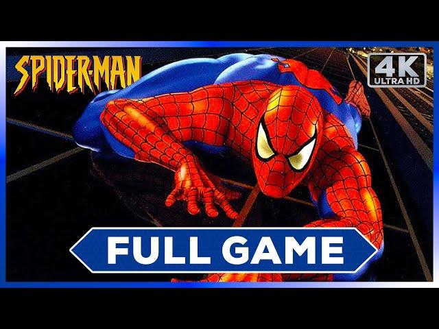 Spider-Man 2000 (PS1) Full Game Walkthrough Gameplay - No Commentary (4K)