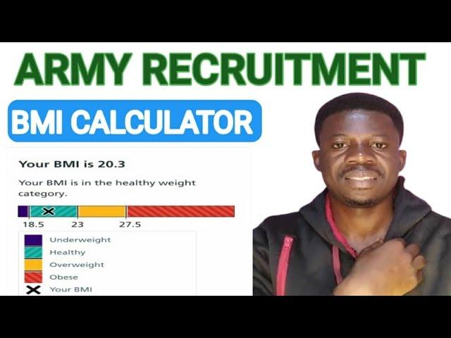 Army recruitment 2024| How to check your BMI: check now