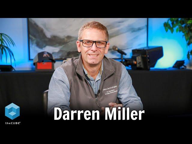 Darren Miller, Dell Technologies | Making AI Real with Data