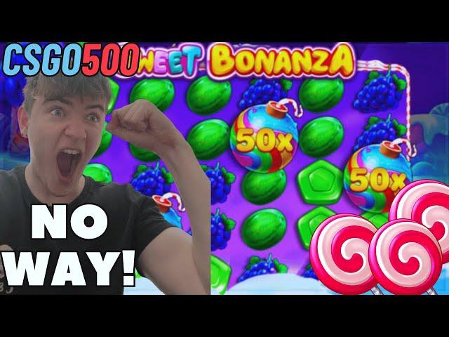 OUR BIGGEST WIN ON SWEET BONANZA EVER (CRAZY PROFIT) (CSGO500)