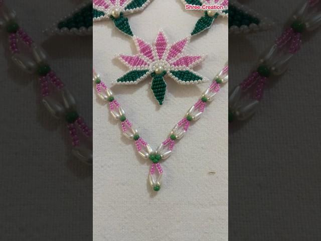 Kamal Gadiji Mala #kanha #shringar #malaji #shreecreation #diy #jewellery #handmade #design #shorts
