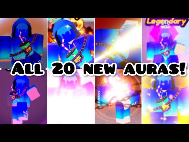 How To Find All 20 New Auras In “Find The Auras” | Roblox #roblox