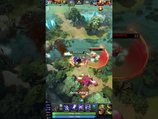 The reaction from Anti Mage  #dota2 #дота2 #dota2highlights #dota2indonesia