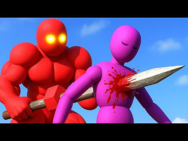 Ultra Strong NPC fights the Wizard AI! OVERGROWTH NPC Wars