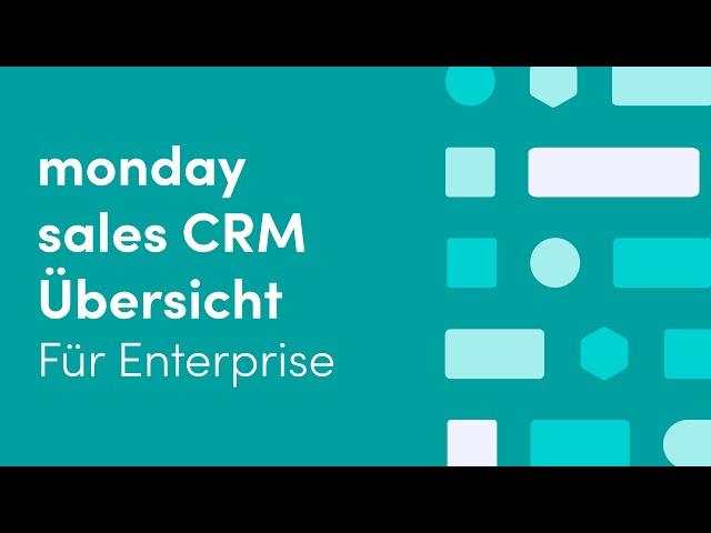 monday sales CRM Überblick (für Enterprise) | monday.com Deutsch