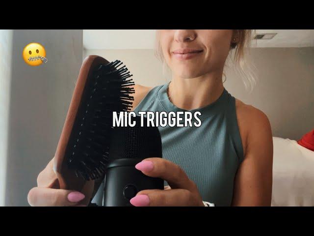 ASMR FAST & AGGRESSIVE MIC TRIGGERS NO TALKING