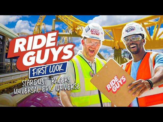 FIRST LOOK! Stardust Racers in Universal Epic Universe | Ride Guys