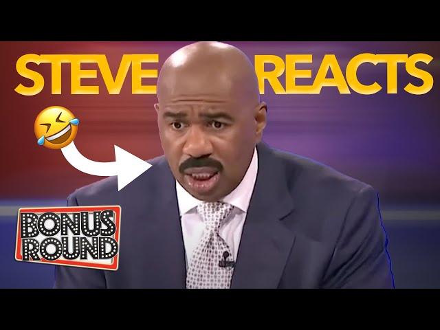 Steve Harvey Can't Believe These Funny Family Feud Answers