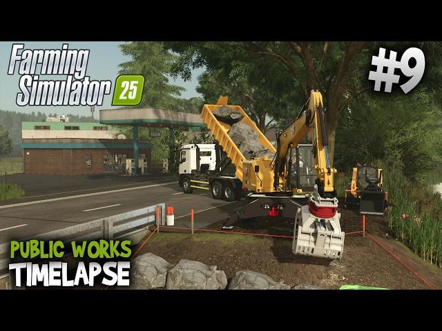 Building a Retaining Wall  Excavation & Transport  FS25
