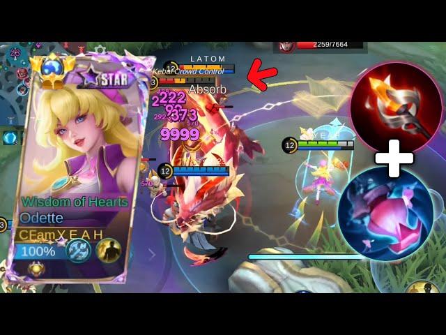 GLOBAL ODETTE NEW DAMAGE BUILD ONE SHOT 1 HIT 2024 (100% recommended build) - ODETTE MLBB