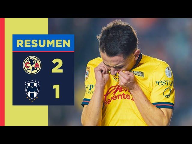 Resumen completo: América 2 – 1 Monterrey | Jornada 14, AP24 | ¡Gol del triunfo por Álvaro Fidalgo!