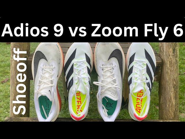 Adios 9 vs Zoom Fly 6 Shoeoff - is Lighter really Faster ?