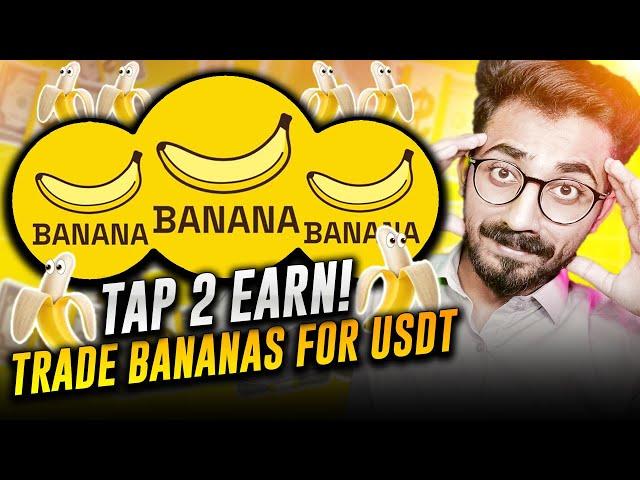  Banana Game Review | Tap 2 Earn Game | Earn USDT with CARV-Powered Idle Gaming! 