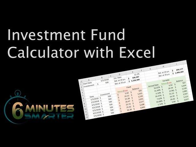 Create an Investment Fund Calculator with Microsoft Excel