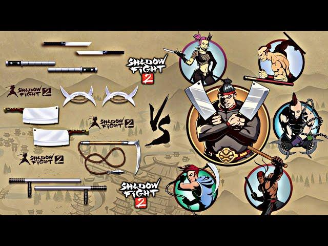 Shadow Fight 2 | Butcher and Bodyguards vs Butcher and Bodyguards Weapon