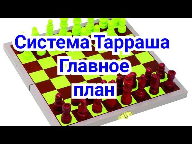 14) Французская защита,,Система Тарраша"(Главное  план).Игра против изолятора.