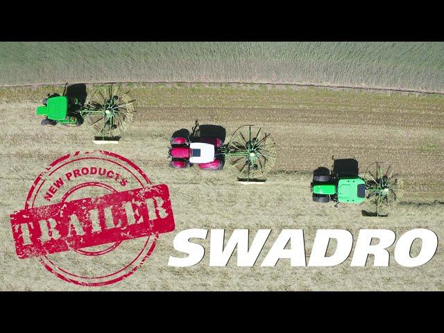 KRONE Swadro single rotor rakes – new styling and more comfort and output