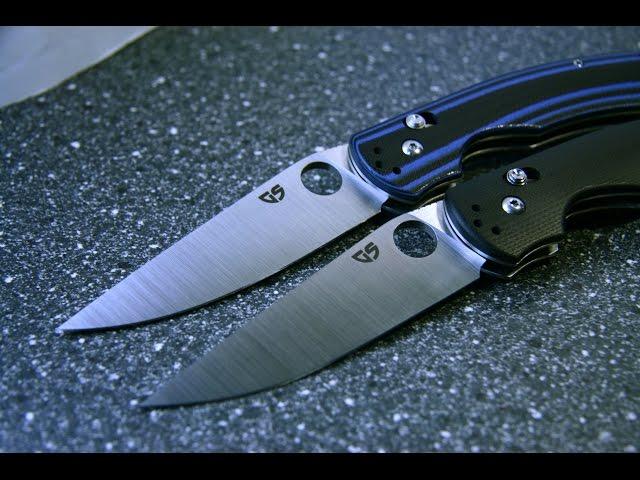 Замена клинков и заточка от GS на репликах Benchmade 806. Сталь - M390 (61 HRC) + бонус