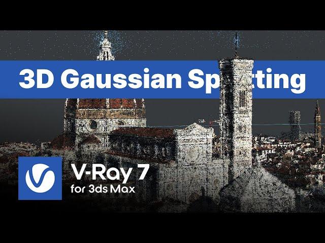 3D Gaussian Splatting in V-Ray 7