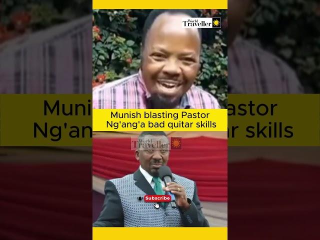 Munish blasing Pastor Ng'ang'a bad quitar skills #pastornganga #pastorezekiel #munish