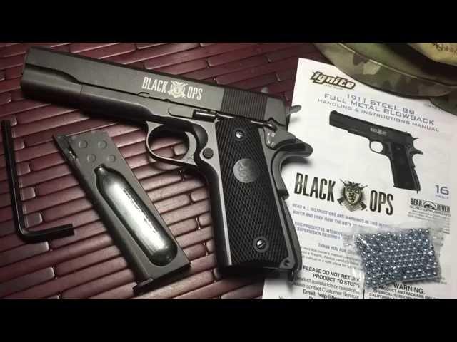 Black Ops  Full Metal 1911  CO2 BB Gun