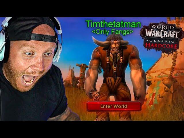 TIMTHETATMAN HARDCORE WOW ONLY FANGS (DAY 1) - STREAM VOD