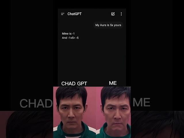 Never mess with Chad GPT ‍️ #chatgpt #shorts #memes #squidgame