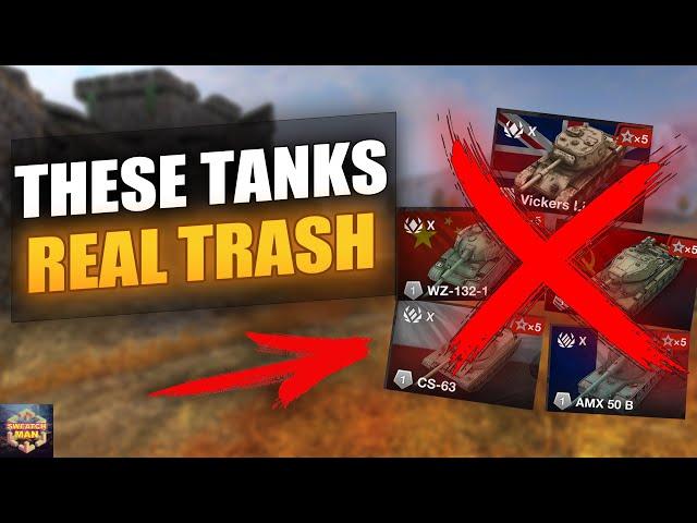 Don't Research These Tanks in WoT Blitz // Worst Tier X Tanks to Grinding in 2024 // SweatchMan