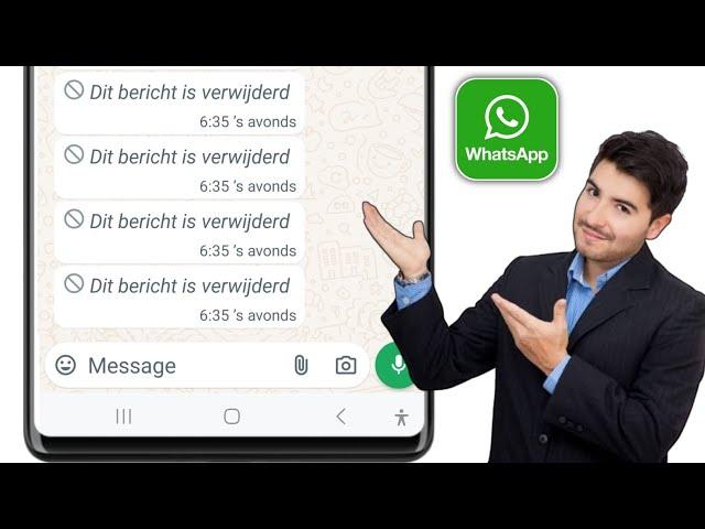 Hoe verwijderde berichten op WhatsApp te lezen (chats herstellen)