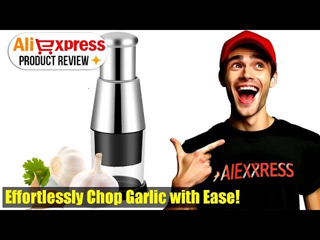 Game-Changing Manual Garlic Chopper Review | Must-Have Kitchen Gadget for Easy Cooking